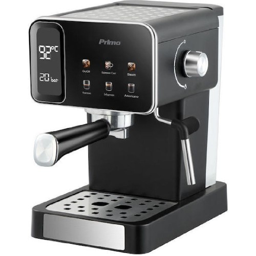 ΚΑΦΕΤΙΕΡΑ ΕΣΠΡΕΣΣΟ PRIMO PREM-40576 BLACK INOX 20BAR ΟΘΟΝΗ LED
